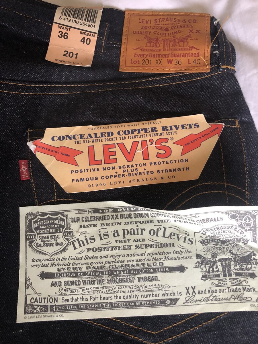 Levis Vintage Clothing 201XX / 501 555 Valencia st Jeans 501 LVC 
