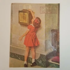 Vintage Knights of Columbus Columbia Magazine October 1976 Rockwellesque Cover