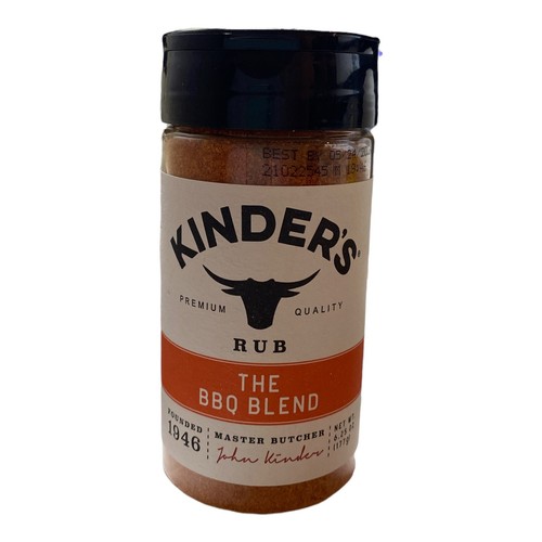 Kinder's BBQ Blend Seasoning All Purpose Rub Beef Pork Fish 6.25 Oz