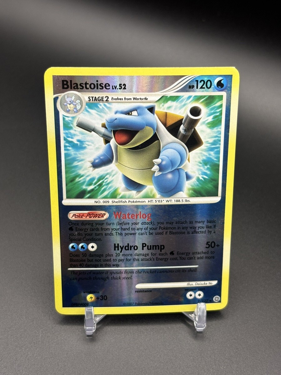 Blastoise lv.52 水タイプ ポケモンカード Blastoise Lv.52 Holo No.009 Vintage Old Back Japanes Pokemon