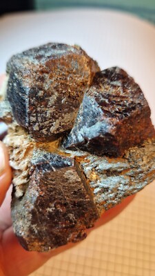 MINERAL@ Almandine Garnet PASSO DEL Rombo Trentino Alto Adige 6x6 Cod138