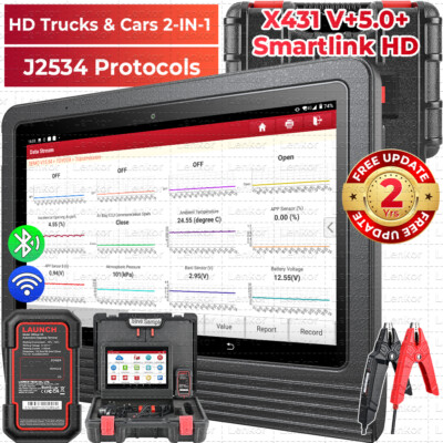 LAUNCH X431 PRO3S+ V5.0 PRO Bidirectional Car Diagnostic Scanner Tool Key Coding