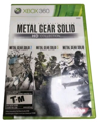 Metal Gear Solid HD Collection (Microsoft Xbox 360, 2011) Rare
