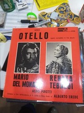 cofanetto disco 33 giri Otello Mario del Monaco e Renata Tebaldi 3 LP DECCA
