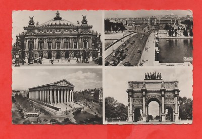 PARIS 75 Mes monuments von PARIS (B6958) Foto Postkarte 1954 Schwarzweiß