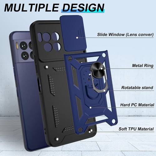 Funda protectora de lente de cámara con soporte de anillo magnético para T-Mobile Revvl 7 Pro 5G - Imagen 27 de 49