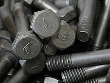 Ford Gpw Cylinder Head Stud Bolt. F Script Marked.