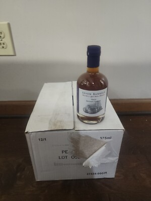 12 x Seven Barrels Peach Infused Balsamic Vinegar 12.7 Ounce Barrel Aged