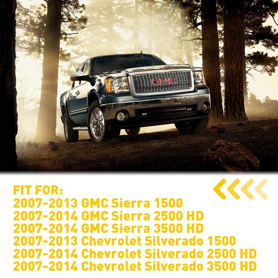 Espejo + interruptor de bloqueo de puerta para Chevy Silverado GMC Sierra 2500HD 3500HD 2007-2014 Foto 3 de 4