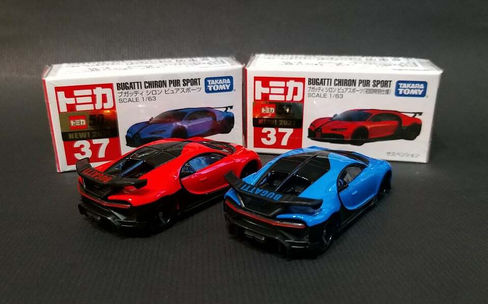 トミカ 37 BUGATTI CHIRON PUR SPORT Takara Tomy / Tomica No.37 Bugatti Chiron Pur Sport Limited