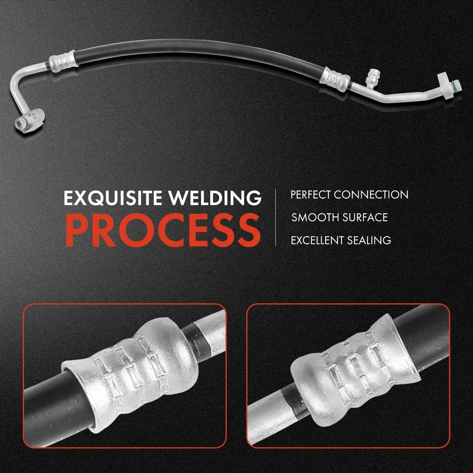 Línea de descarga de manguera de aire acondicionado para Nissan Xterra 00-02 Nissan Frontier 98-02 L4 2,4 L Foto 4 de 4