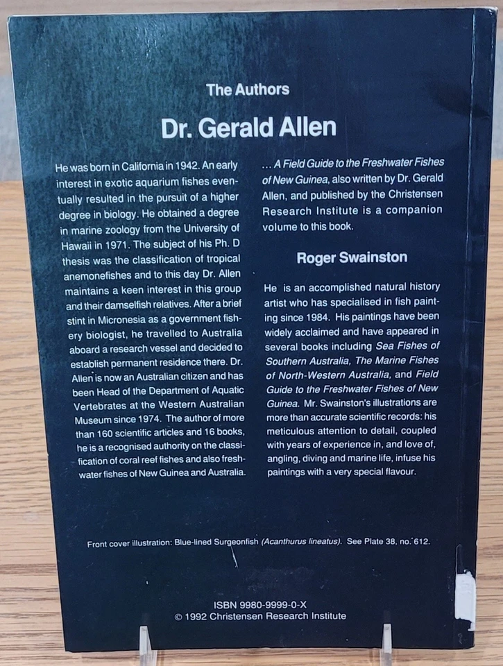 Reef Fishes of New Guinea by Gerald R. Allen & Roger Swainston - Image 4 of 4