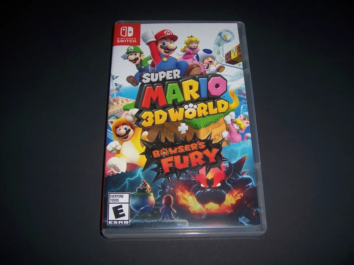 Authentic Replacement Case ONLY SUPER MARIO 3D WORLD + BOWSER'S FURY Switch  Box