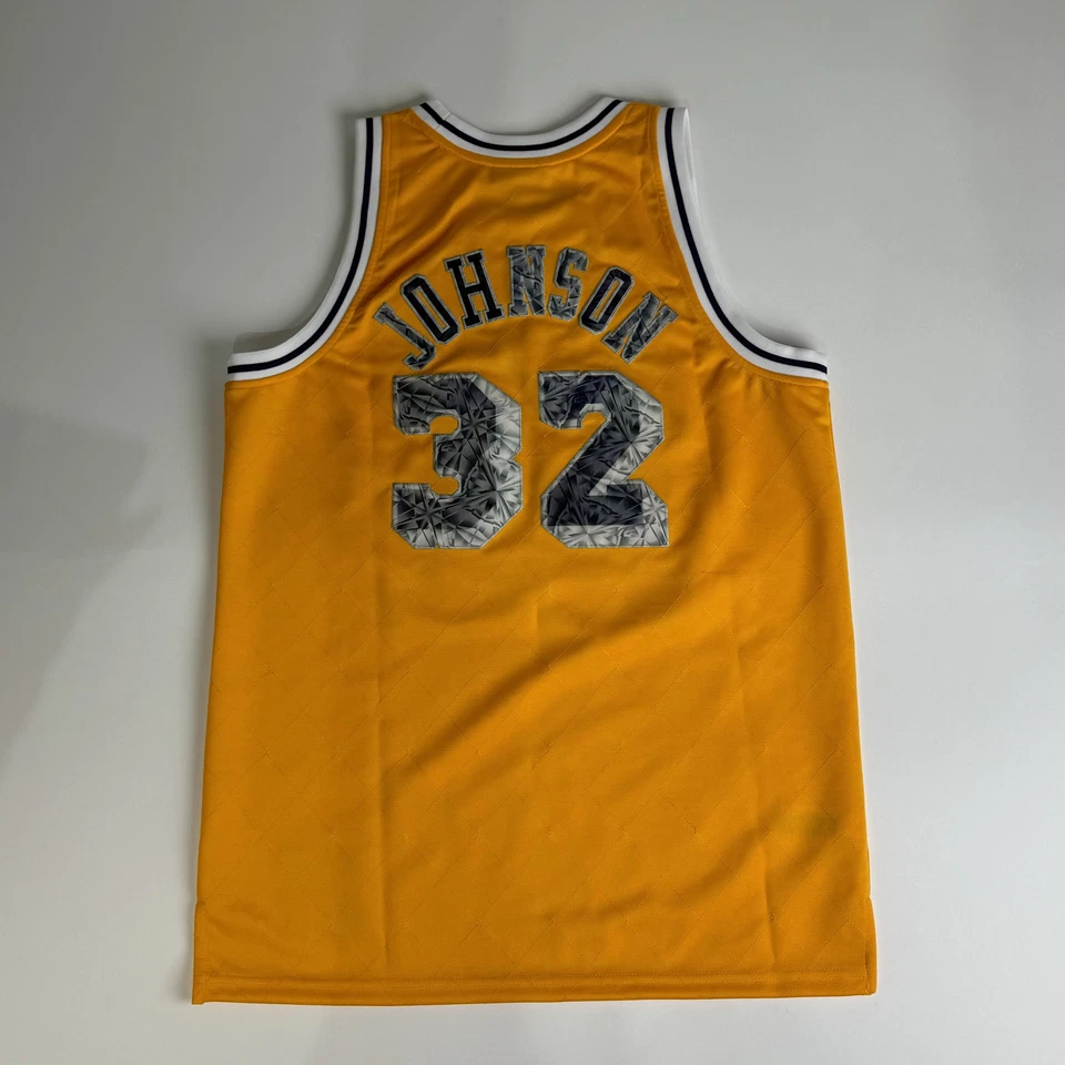 Camiseta deportiva Mitchell & Ness Swingman 75th Diamond de los Lakers XL YTH Magic Johnson 32 NUEVA Foto 2 de 4