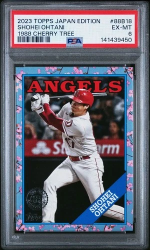 2023 Topps Japan Edition 1988 Cherry Tree Shohei Ohtani PSA 6 #88B18