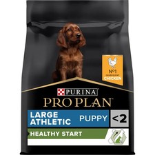 Pro Plan Large Athletic PUPPY Dry Dog Food Chicken Healthy Growth Immune 12kg 4.66 per kilo