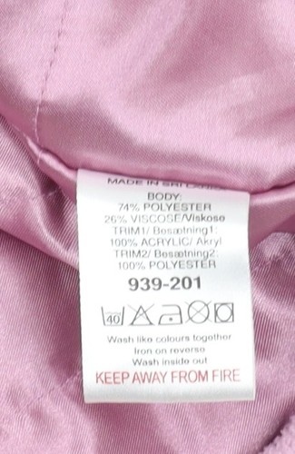 Next Women's Pink Fleece Bodywarmer Waistcoat Size 14 - Picture 3 of 12