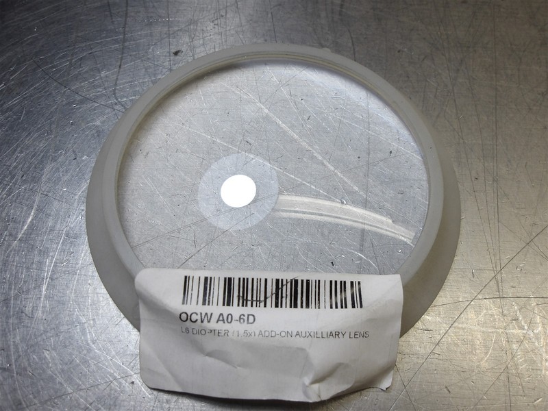 1 NEW! OC White Add-On 6 Diopter (1.5x) Lens with Silicone Gasket AO-6D-LG 