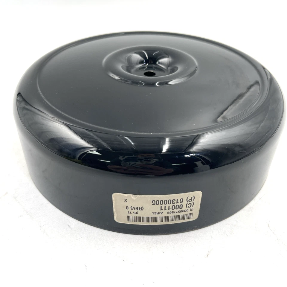 oem Harley 29400-08 Gloss Black Round Air Cleaner Filter Cover 08-11 Cross Bones - Image 4 of 4