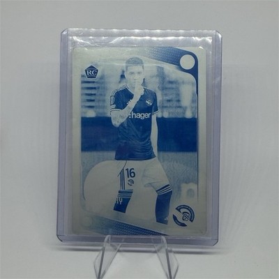 Topps 2025-26 UEFA Rookie Printing Plate 1/1 Kendry Páez RC Strasbourg Chelsea 