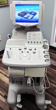 GE Logiq 5 Pro with Probe and Printer Ultrasound System Tested Working