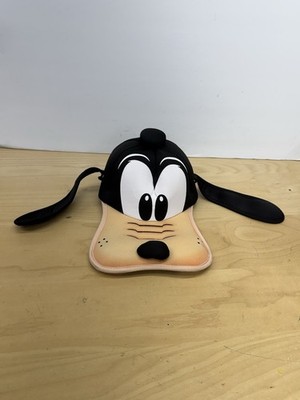Goofy Hat Adult OS Black Floppy Ears Disney Parks Authentic Cap
