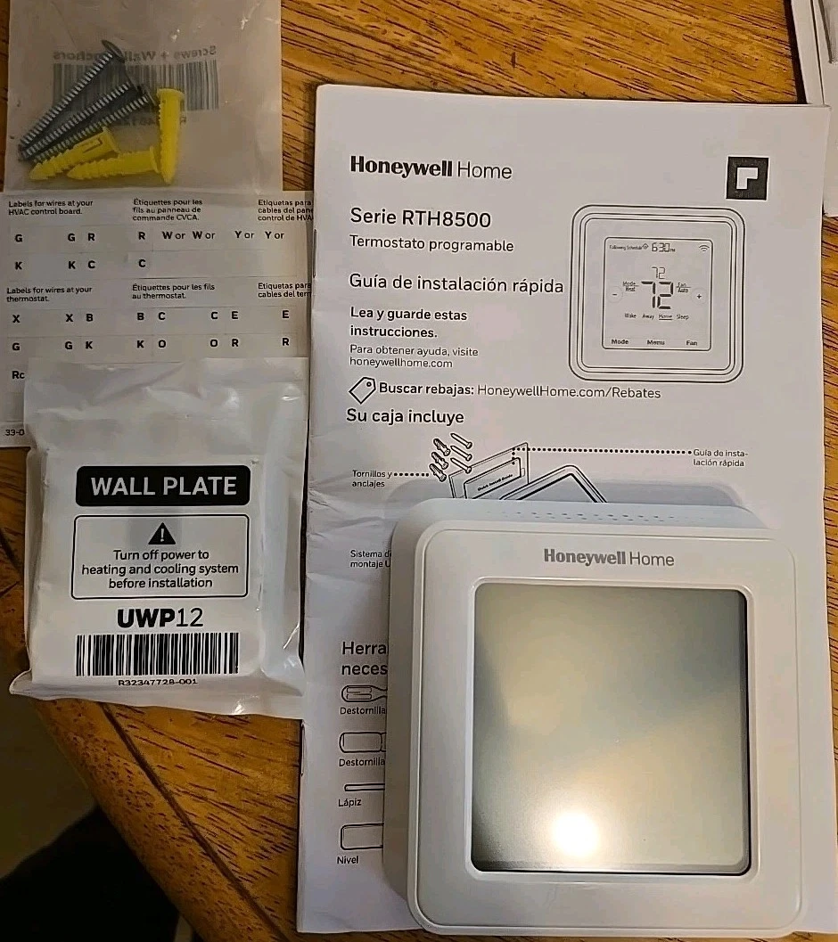 Honeywell Rth8500d Touchscreen Programmable Thermostat