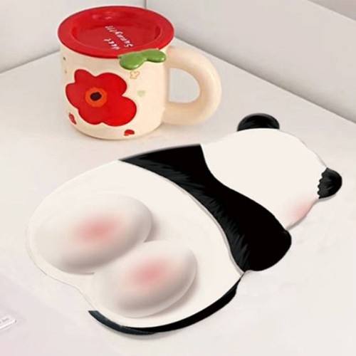 Pink Butt Panda Mouse Pad Hand Wrist Pad Girls Cute Anti-slip Computer Office - Afbeelding 5 van 15