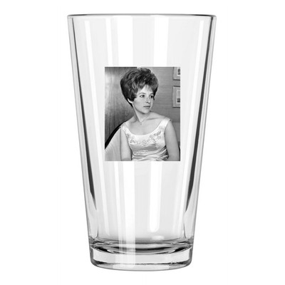 Country Singer Brenda Lee Photo Music Vocalist Portrait Pint Beer Drinking Glass