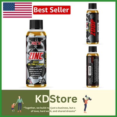 #ad Zinc ZDDP Oil Additive for Engine Protection Anti Wear Flat Tappet Engines $21.99