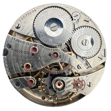 Antique 16s 1900 Waltham 17j Mechanical Pocket Watch Movement Riverside USA