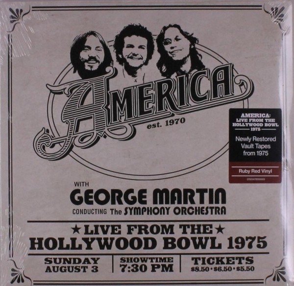 America: America: Live From The Hollywood Bowl 1975 (Ruby Red Vinyl) - - (Lp-image