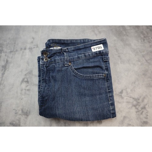 Code Bleu Jeans Pants Womens 12 Short Blue Denim Casual Outdoors Preppy Bootcut - Picture 21 of 21