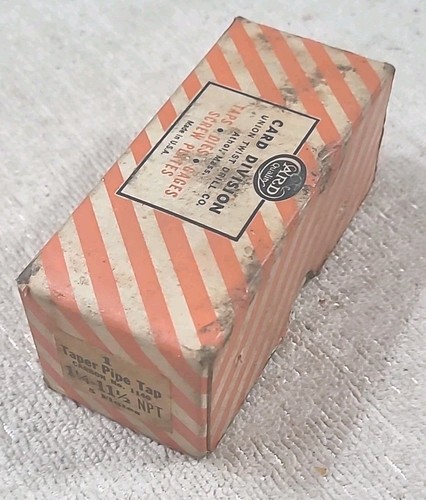 Union Twist Drill 1 1/4-11-1/2 NPT Carbon 5 Flute Pipe Tap USA MADE TOOL # 1140 - Picture 10 of 10
