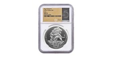 2025 South Africa 1-oz Silver Big 5 III Lion NGC MS70