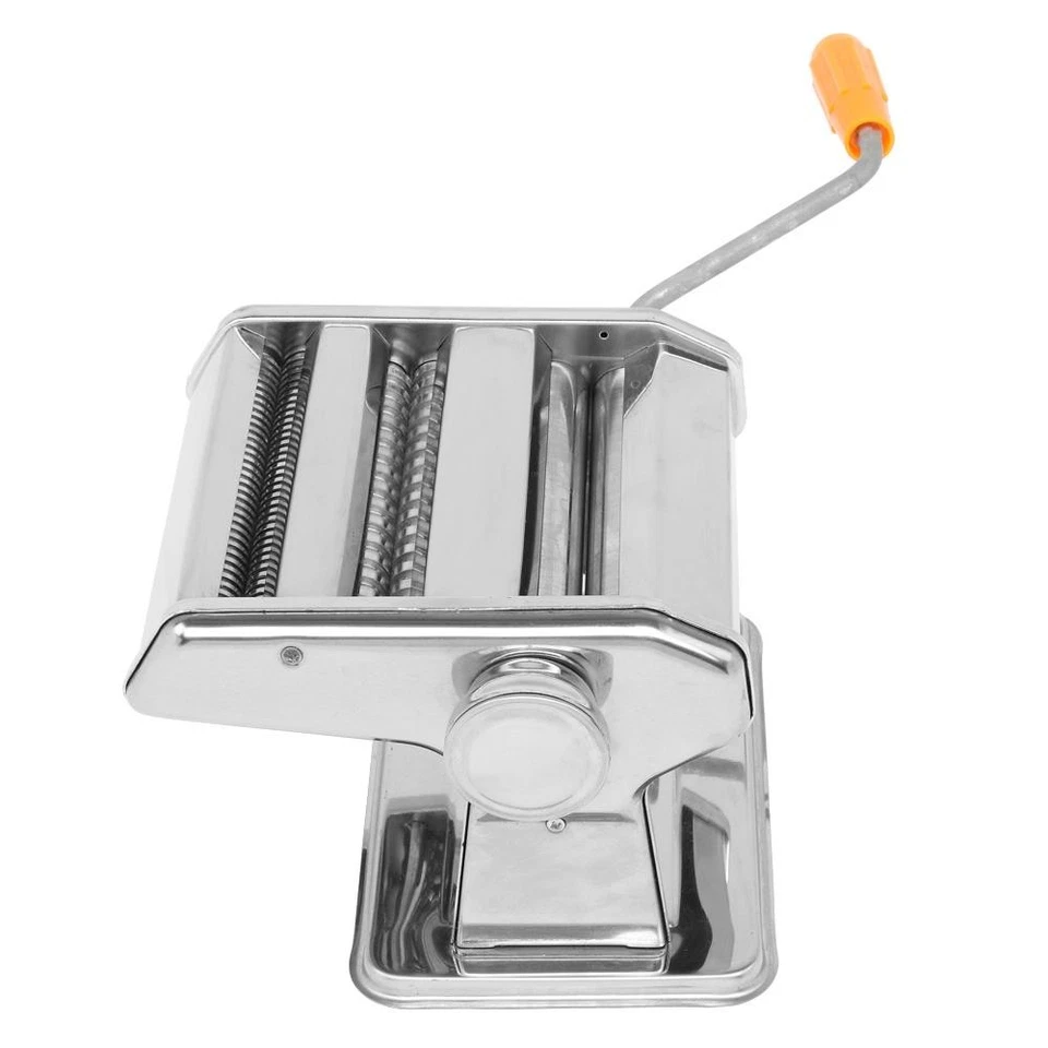 Máquina de rodillos para hacer pasta fresca 150 mm 6" para espagueti fideos Fettuccine NUEVO Foto 3 de 4