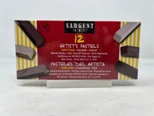 Sargent Art Graytone Square Chalk Artist Pastel - 6 colors - 12 count