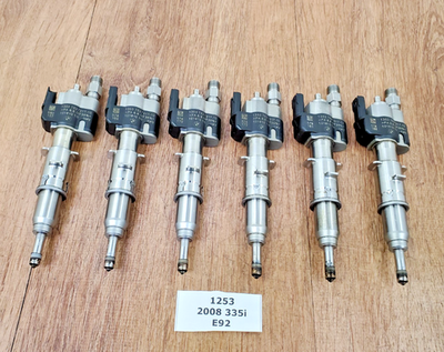 #ad ✅ BMW E82 E92 E93 F10 Engine N54 N63 High Pressure Fuel Injector SET Index 10 $499.95