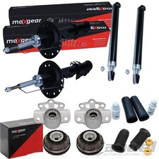 4x MAXGEAR STOßDÄMPFER DOMLAGER PRO KIT VA/HA passend für OPEL ADAM (M13)