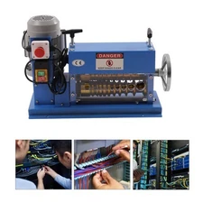 10 Blades Electric Wire Stripping Machine Copper Recycling Cable Stripper 370W