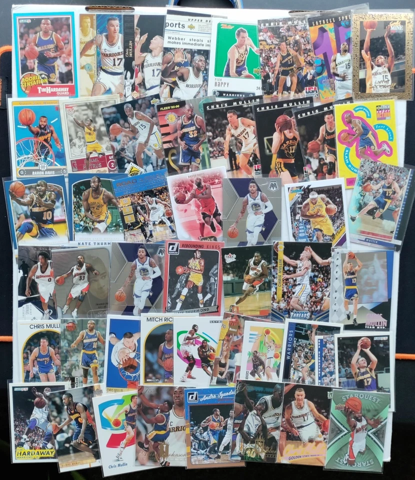 ENORME LOTE 235x Golden State Warriors Curry DURANT Thompson Webber PRIZM Novato Foto 3 de 4