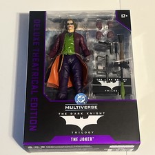 McFarlane DC Deluxe Theatrical Edition Dark Knight Trilogy The Joker Figure NEW