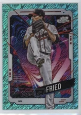 2024 Topps Cosmic Chrome Aqua Equinox Refractor /199 Max Fried #161