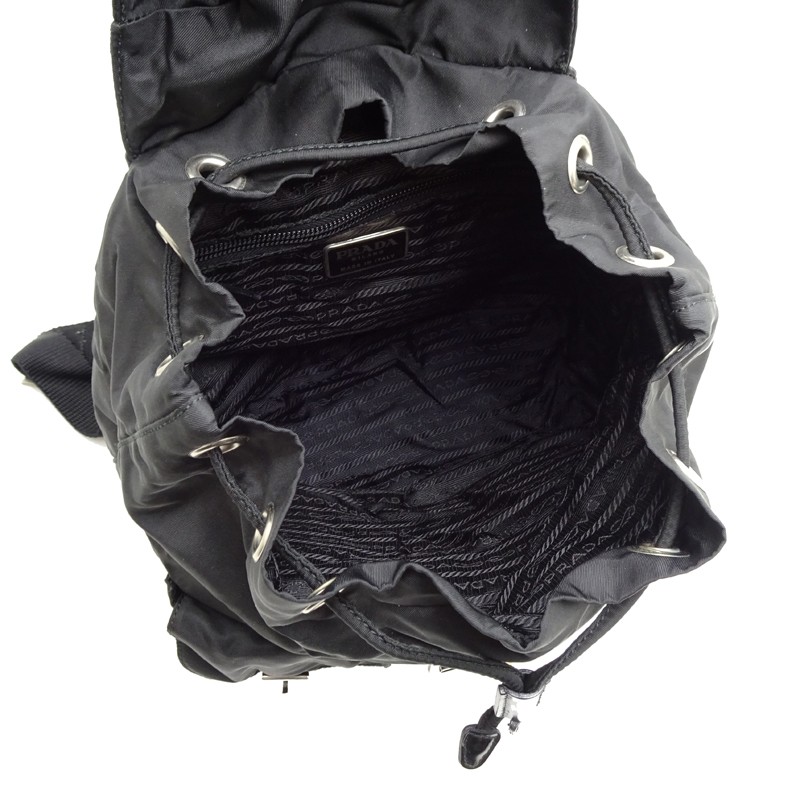 PRADA Mini Backpack Rucksack Daypack NERO (Black) Ladies DH91422 from japan thumbnail 6