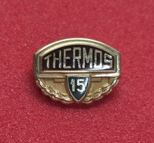 Thermos Employee Badge Service Award Pin Gold