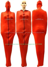 Unisex Red Spandex Mummy Suit Costumes Sleeping Bags With internal Sleeves F535