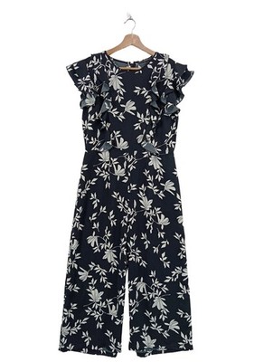 VERO MODA Langer Jumpsuit Damen Hose Gr. DE 38 schwarz-weiß Casual-Look