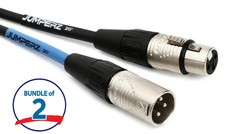 JUMPERZ JBM Blue Line Microphone Cables - 20 foot 2-pack 
