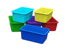 Small Cubby Bin, Classroom Assorted (Case of 5)