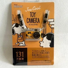 Joe Cool Toy Camera 1.31 Megapixel Yellow Snoopy PEANUTS Kawaii # 8070